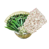 AF 1950-2 Luxury White Roses & Cymbidium Orchids – Same Day Flower Delivery Miami