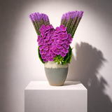 AF 2000-1 Luxury Purple Orchid & Heather in Ceramic Vase – Delivery Miami Same Day