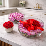 AFV 450-2 Luxury Red Roses & Phalaenopsis Orchid – Same Day Delivery Miami